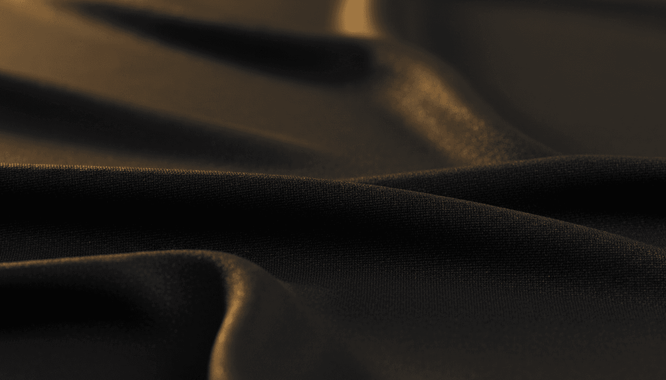 Premium black abaya fabric detail